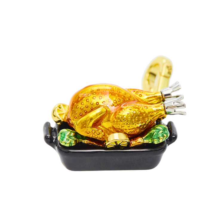 Roasted Turkey and Vegetables Decorative Pendant