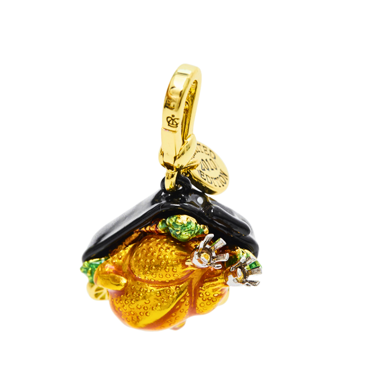Roasted Turkey and Vegetables Decorative Pendant