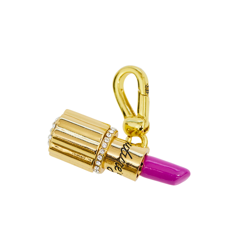 Rotating Barbie Pink Lipstick Pendant