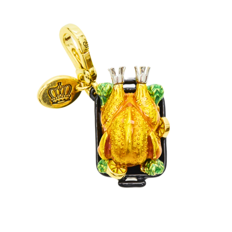 Roasted Turkey and Vegetables Decorative Pendant