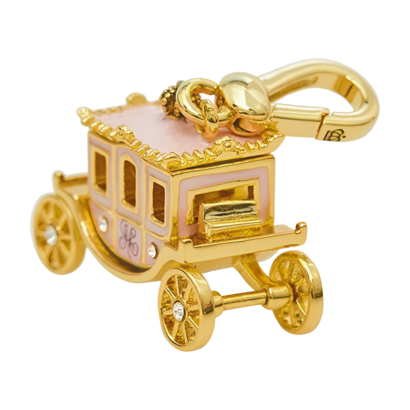 Enamel Carriage Pendant