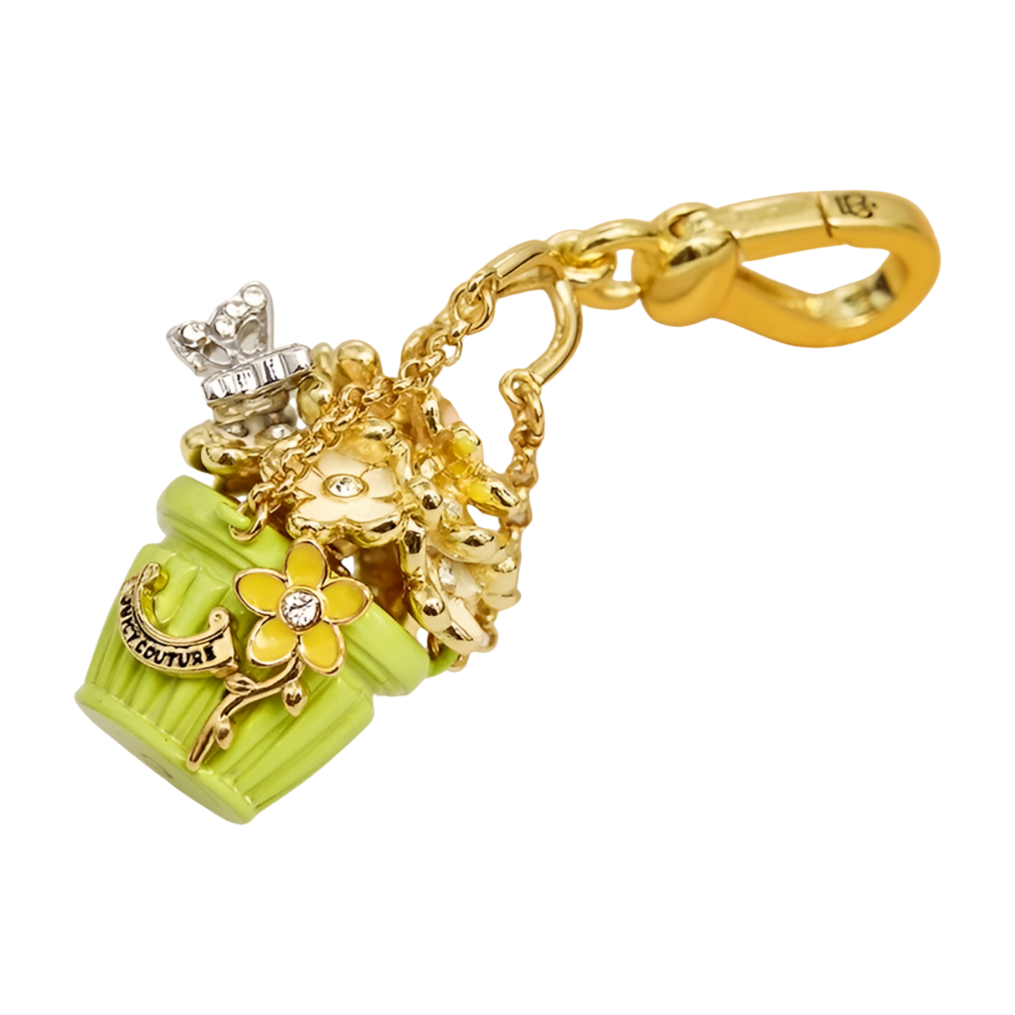 Butterfly Flower Basket Pendant Necklace