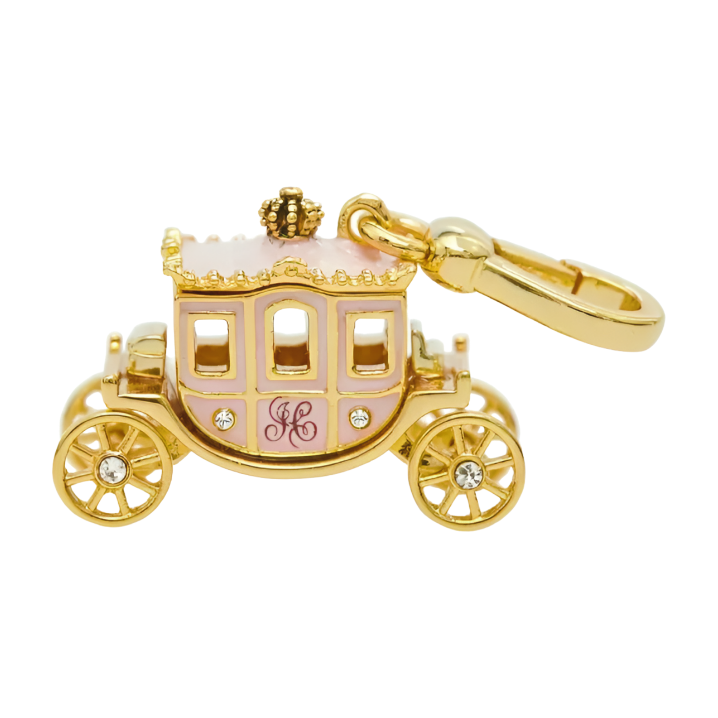 Enamel Carriage Pendant
