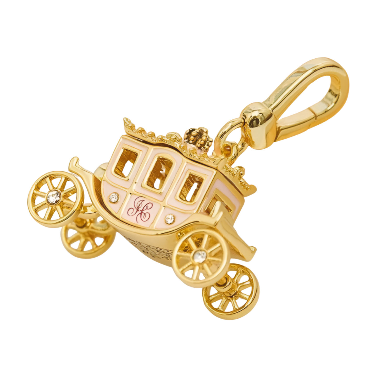 Enamel Carriage Pendant