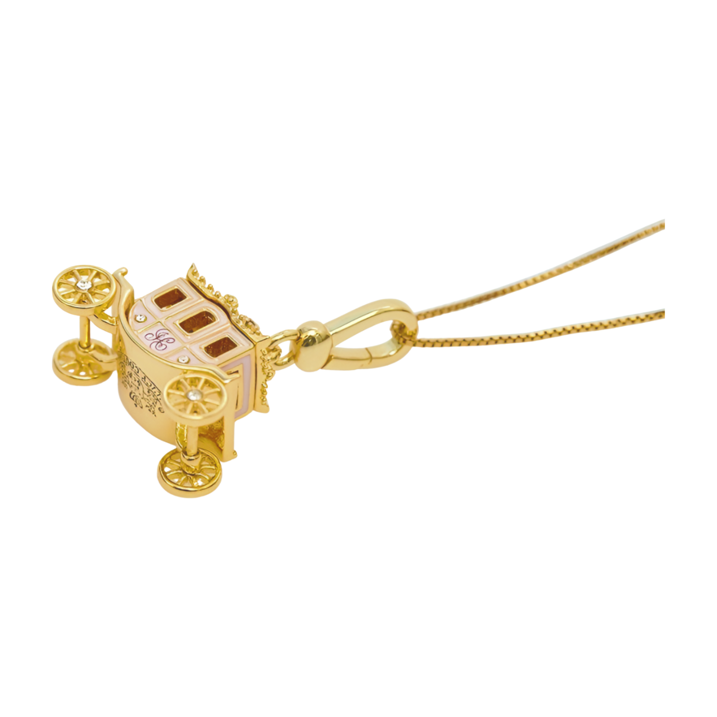 Enamel Carriage Pendant