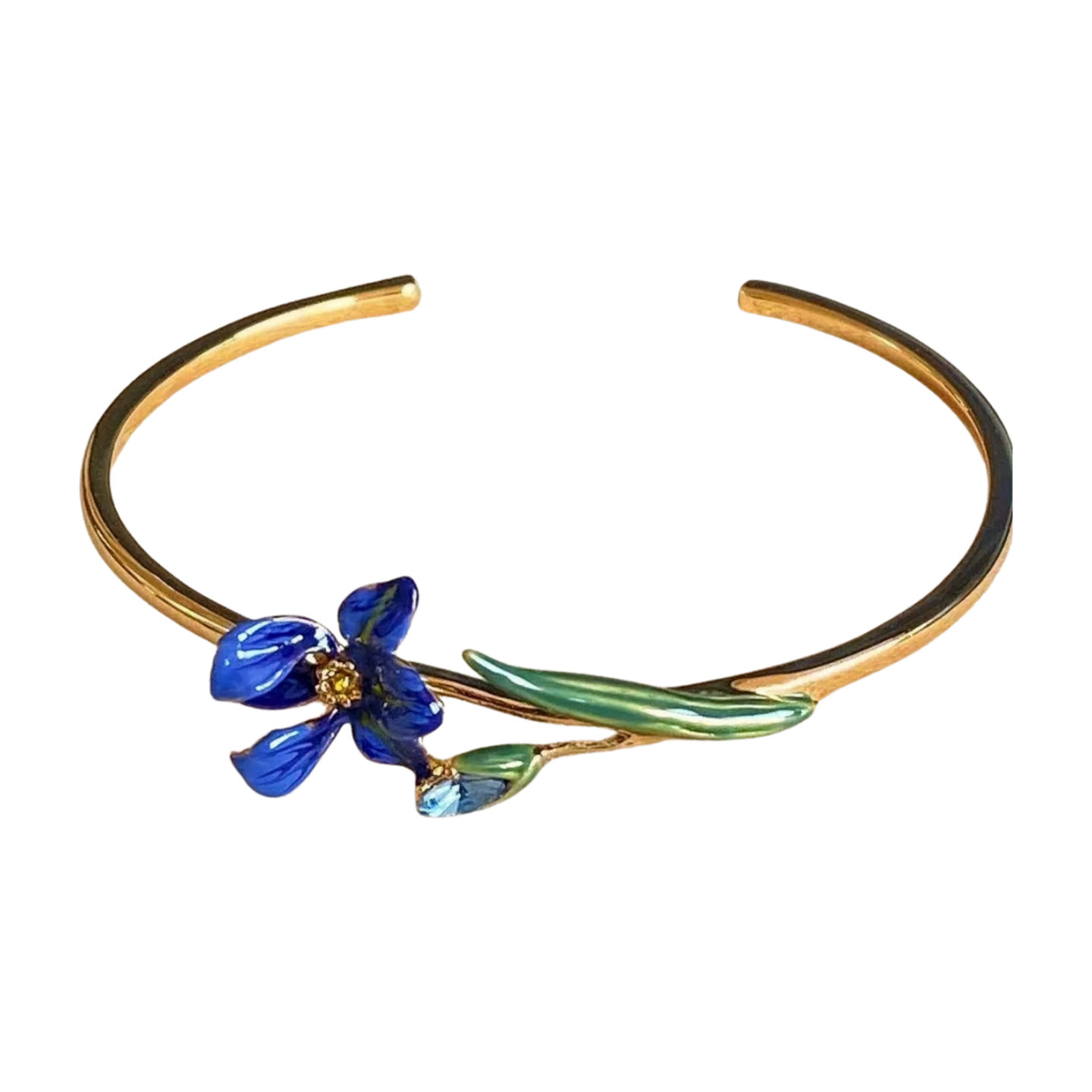 Enamel Iris Jewelry Collection