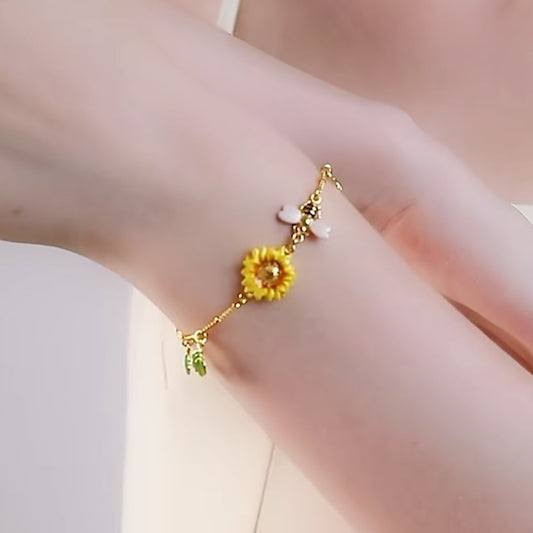 Bee Sunflower Collection Bracelet